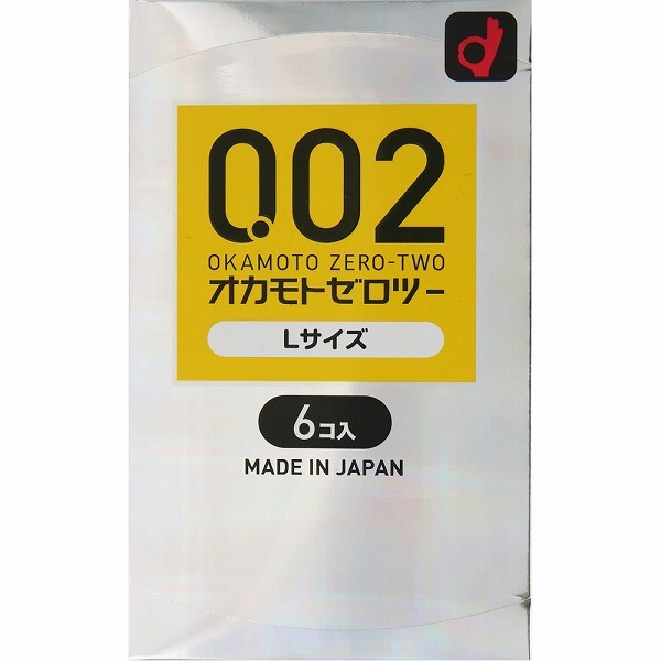 0.02 okamoto zero-two lot de 6 préservatifs grande taille : photo du produit rappelé le 01/04/2026