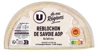 1/2reblochon AOP 27%mg u de nos régions 240g : photo du produit rappelé le 28/10/2025