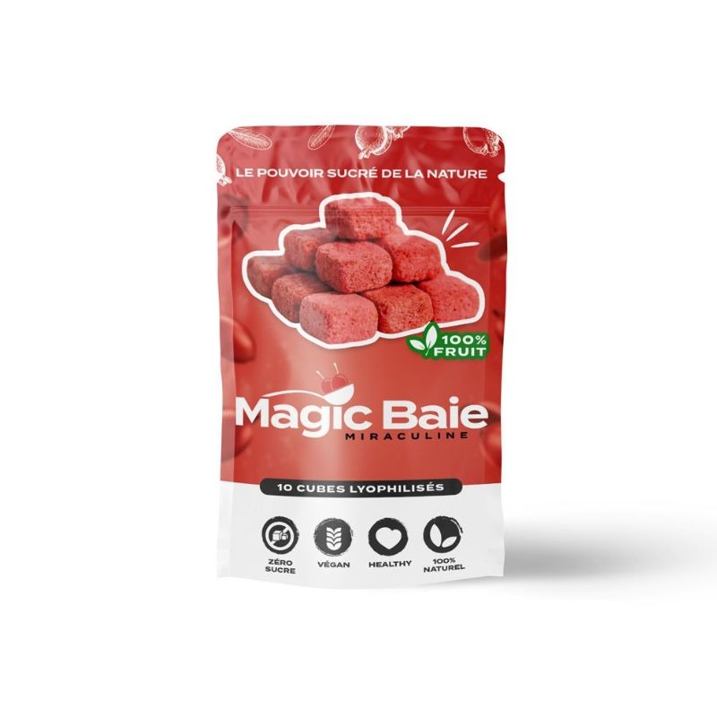10 cubes de miraculine Magic Baie : photo du produit rappelé le 26/02/2025