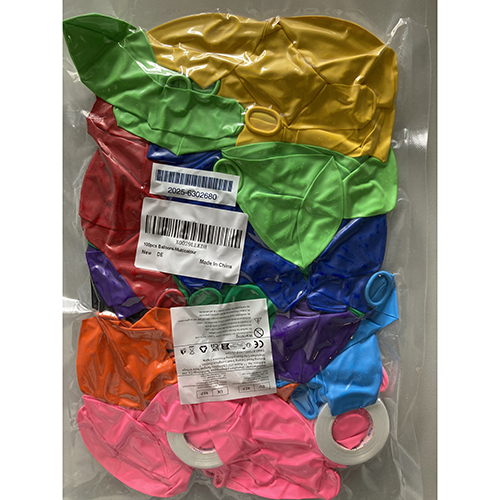 100pcs balloons-multicolour ballons Ahfulife : photo du produit rappelé le 26/12/2025