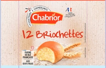12 briochettes chabrior : photo du produit rappelé le 17/07/2023