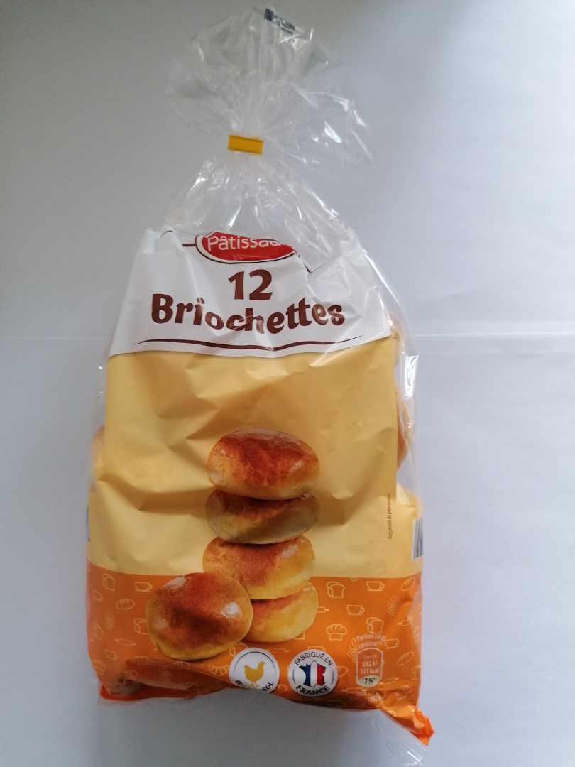 12 briochettes Les Pâtissades : photo du produit rappelé le 25/10/2021