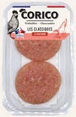 2 filets de poulet facon hache Corico : photo du produit rappelé le 01/10/2026