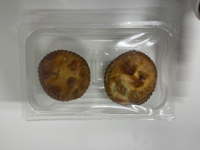 2 mini tourtes aux escargots Kirn Production - Atelier : photo du produit rappelé le 04/02/2022