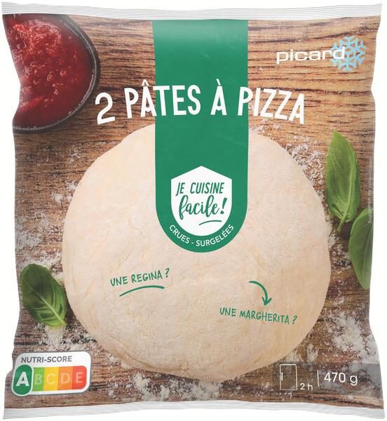 2 pates a pizza crues surgelées Picard : photo du produit rappelé le 09/10/2024