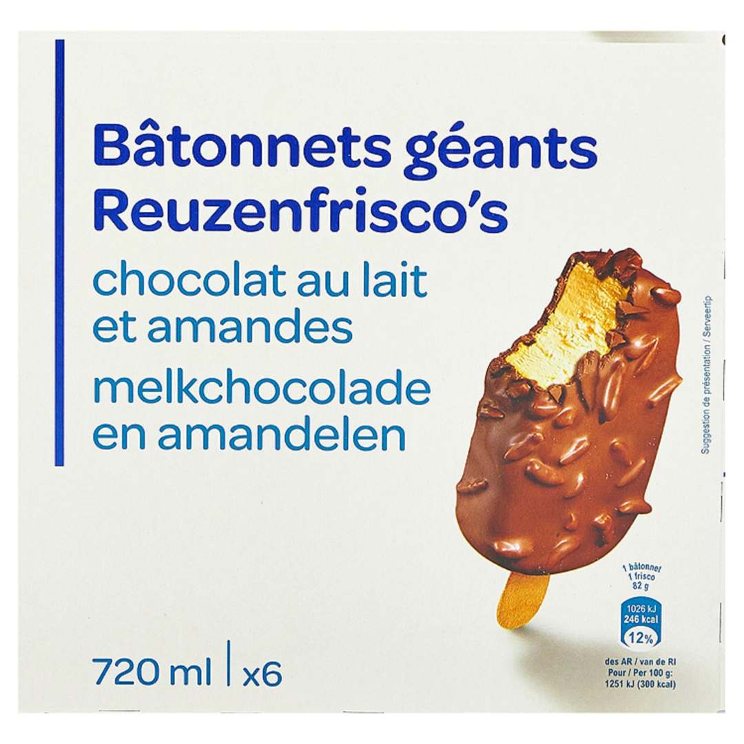 2 références de bâtonnets (x6) chocolat Carrefour discount : photo 2 sur 2 du produit rappelé le 03/12/2021