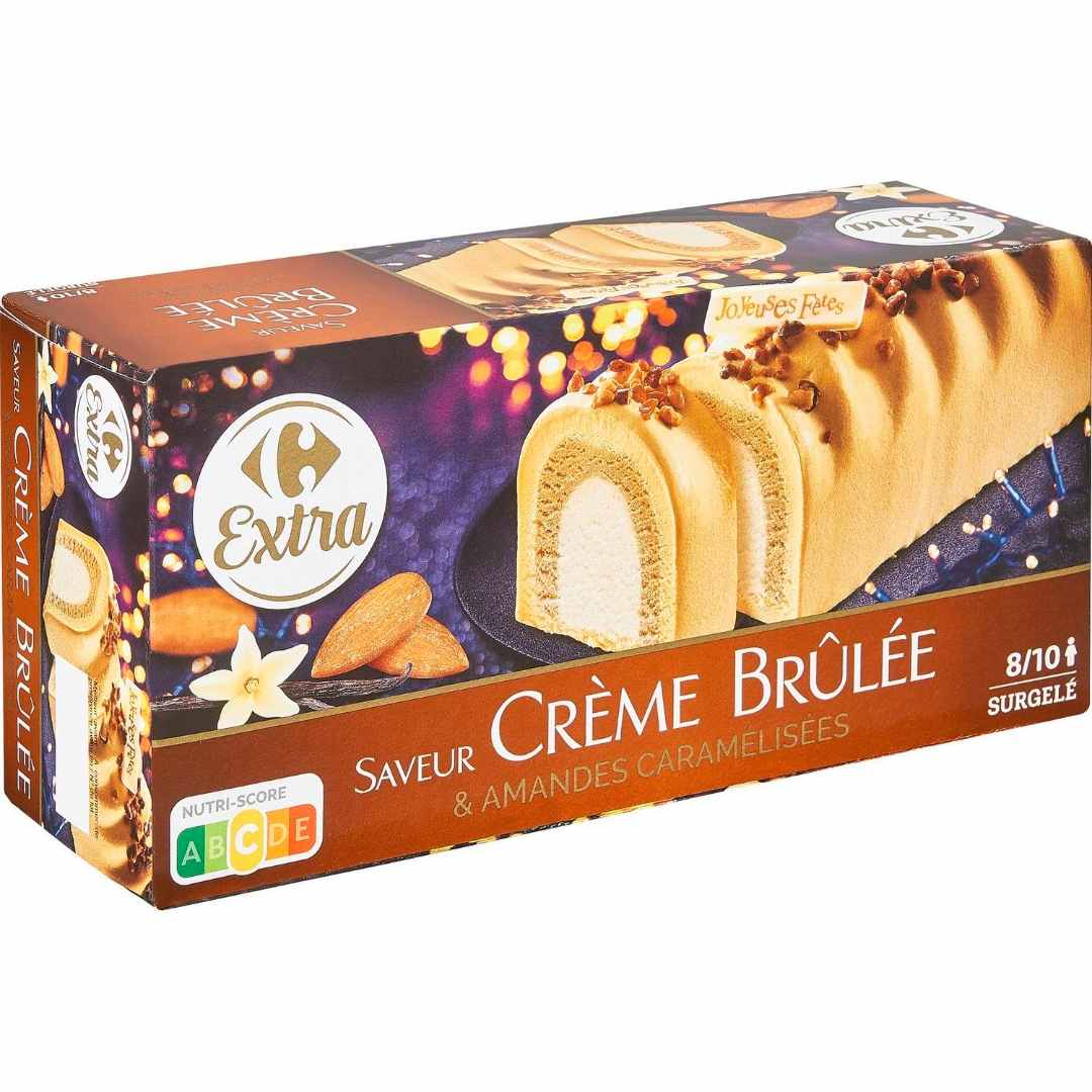 2 références de bûches glacées 1l Carrefour et Carrefour Extra : photo 4 sur 4 du produit rappelé le 12/01/2022