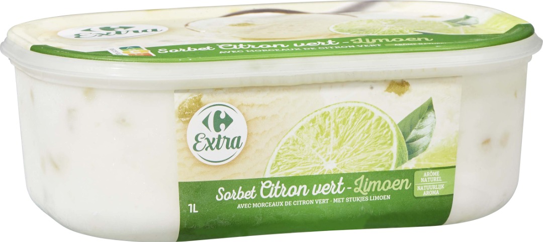 3 bacs de glace 1l Carrefour extra : photo 3 sur 3 du produit rappelé le 02/12/2021