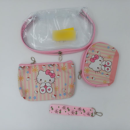 3pcs/set cartoon handbag makeup bag sac de maquillage Sanrio : photo du produit rappelé le 28/11/2025