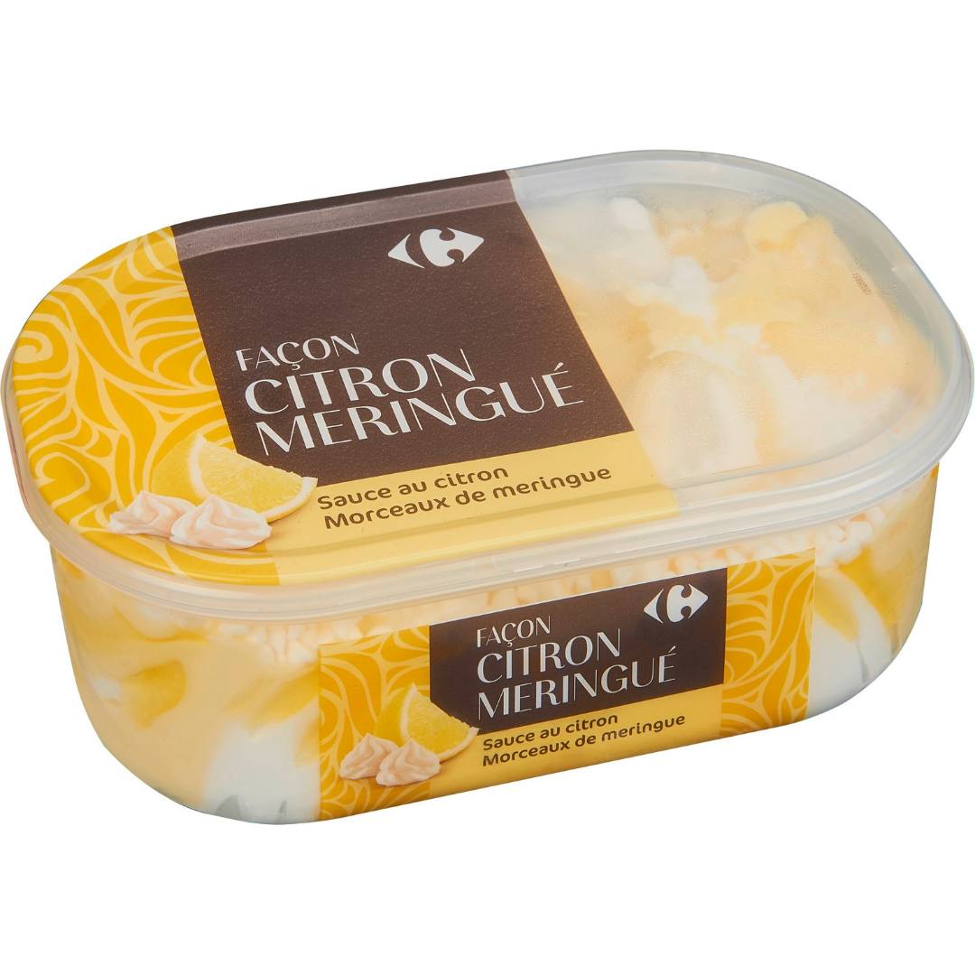 4 bacs de glace 900ml Carrefour : photo 3 sur 4 du produit rappelé le 02/12/2021