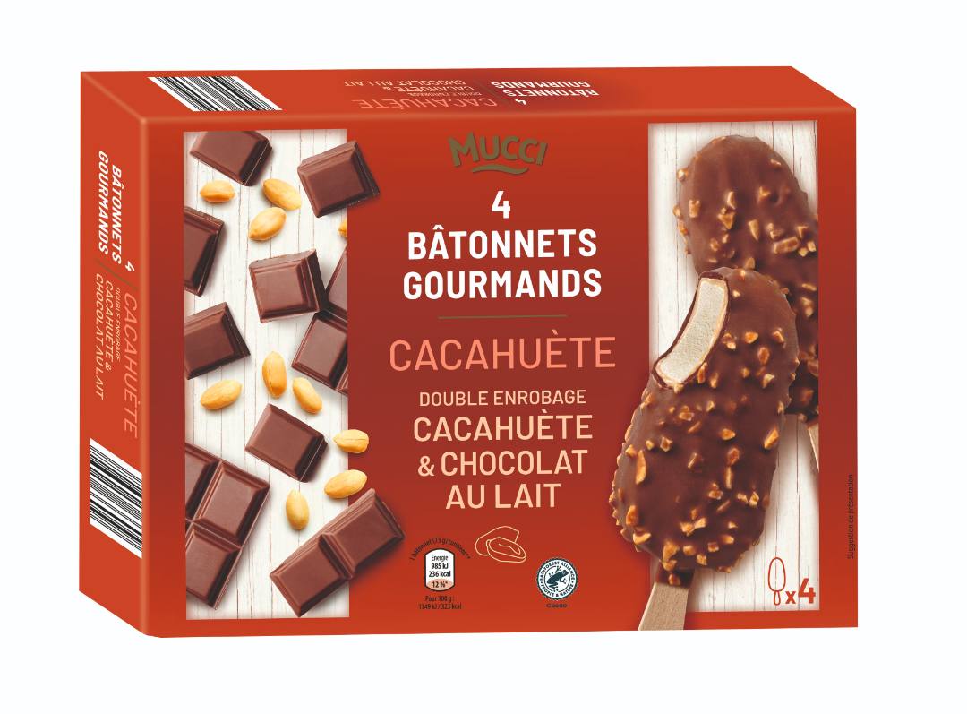 4 bâtonnets gourmands 292g Mucci : photo du produit rappelé le 21/06/2021