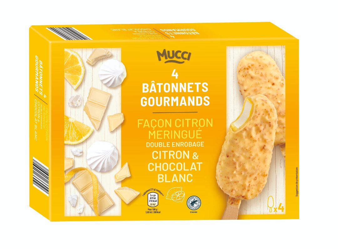 4 bâtonnets gourmands 292g Mucci : photo 2 sur 3 du produit rappelé le 21/06/2021