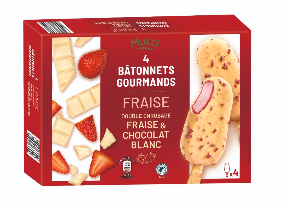 4 bâtonnets gourmands 292g Mucci : photo 3 sur 3 du produit rappelé le 21/06/2021