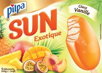 4 batonnets vanille chocolat au lait , amandes pilpa 4 batonnets vanille : photo 3 sur 3 du produit rappelé le 03/02/2022