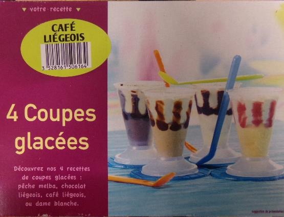 4 coupes glacees cafe liegois : photo du produit rappelé le 23/02/2022