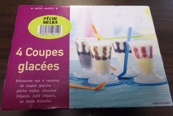 4 coupes glacees peche melba : photo du produit rappelé le 06/08/2021
