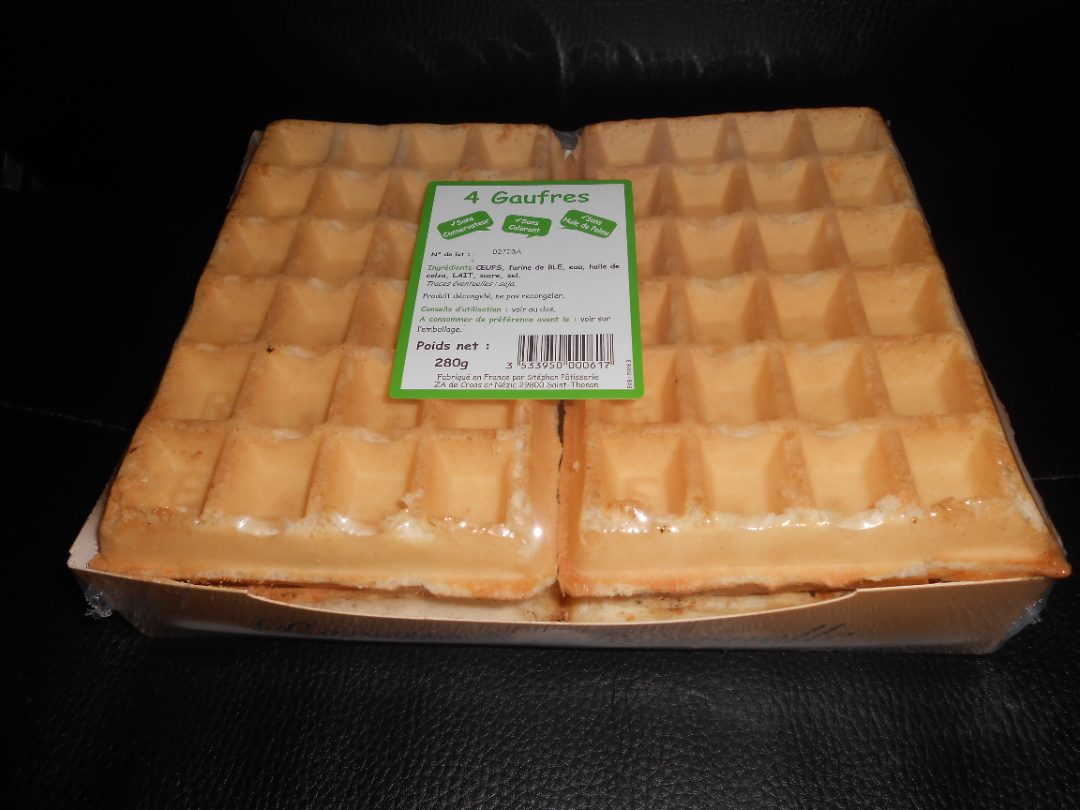 4 gaufres Pâtisserie Stéphan : photo du produit rappelé le 17/02/2023