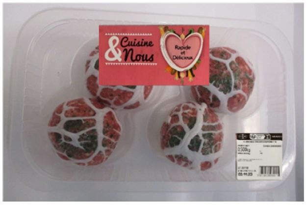 4 haches de porc facon crepinette Cuisine : photo du produit rappelé le 06/01/2025