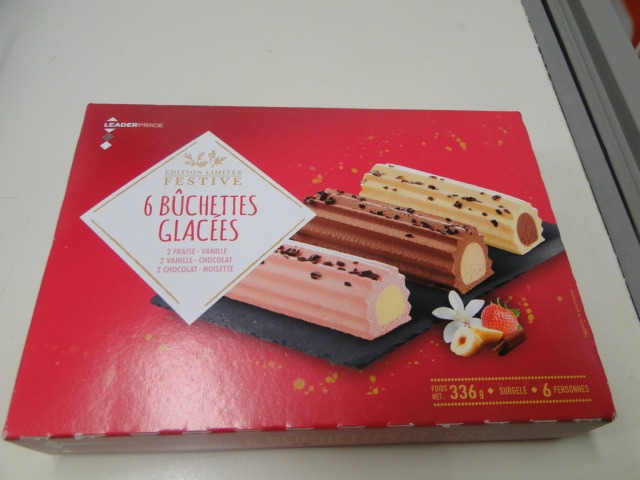 6 bûchettes Leader Price : photo du produit rappelé le 12/01/2022