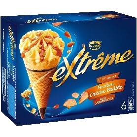 6 cone creme brulée extreme : photo du produit rappelé le 09/08/2021