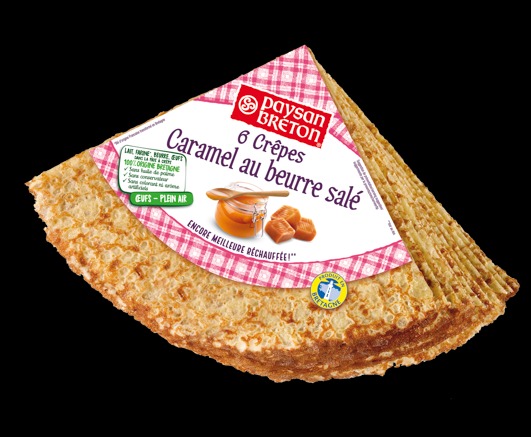6 crêpes caramel au beurre salé - diffusion France Paysan Breton : photo du produit rappelé le 03/09/2021