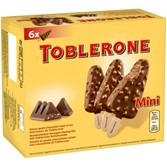 6 mini batonnets de glace toblerone : photo du produit rappelé le 09/08/2021