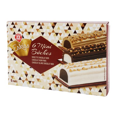 6 mini buches base chocolat - 310g Eskiss : photo du produit rappelé le 06/07/2021