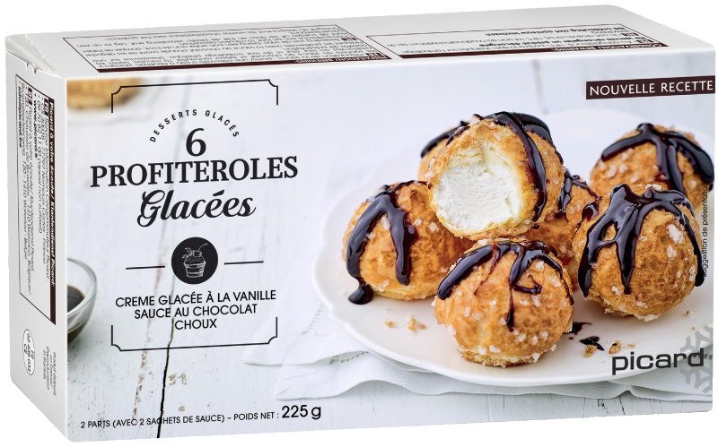 6 profiteroles glacées Picard : photo du produit rappelé le 27/01/2022