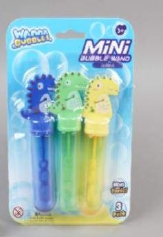 618090 bulle a savon dinosaure x3 35ml Wanna Bubble : photo du produit rappelé le 13/06/2024