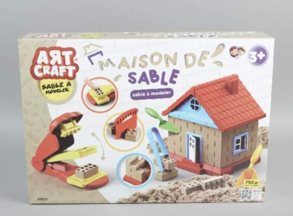 628445 maison sable magique Art Craft : photo du produit rappelé le 06/03/2026
