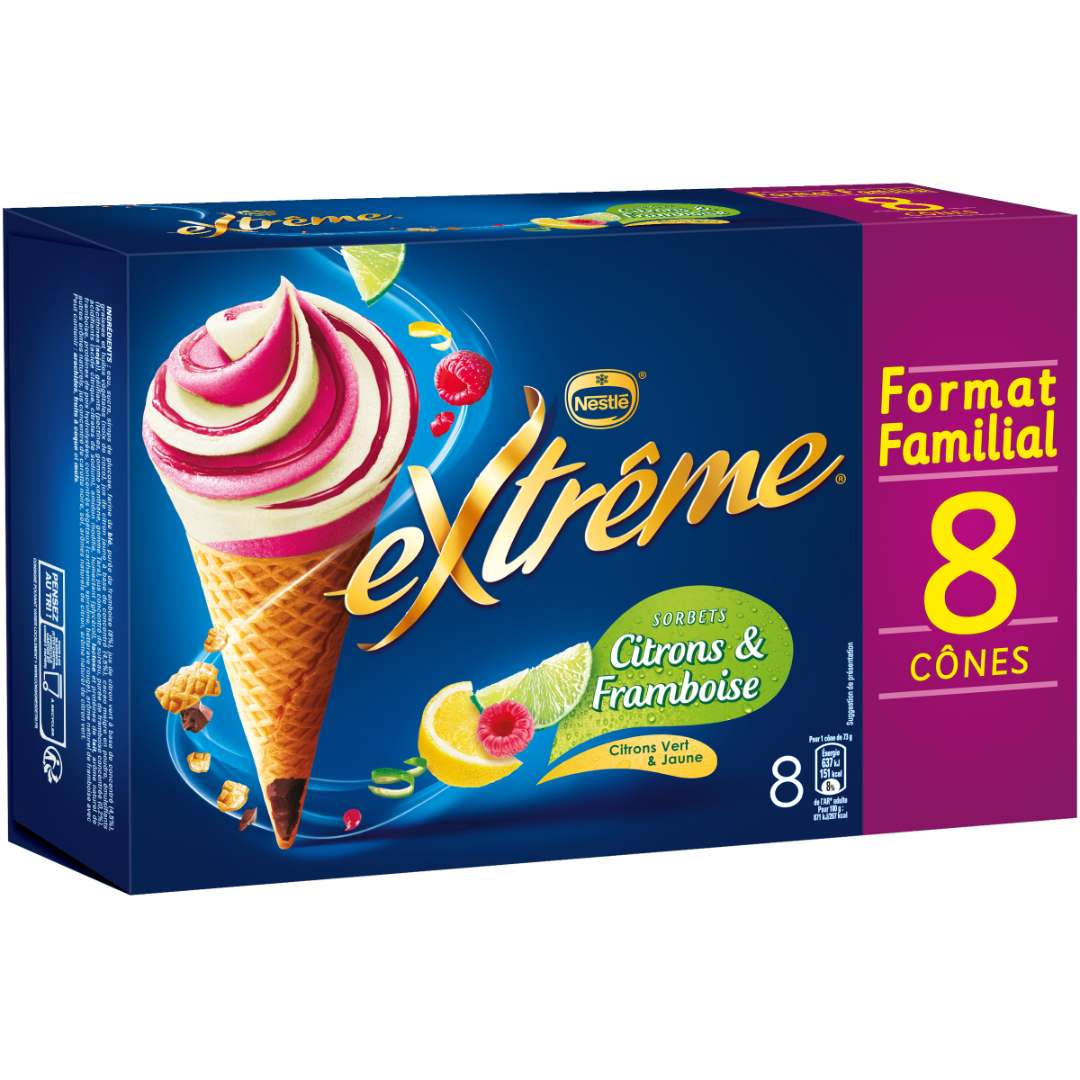8 cone citron/framb 904ml extreme : photo du produit rappelé le 02/07/2021