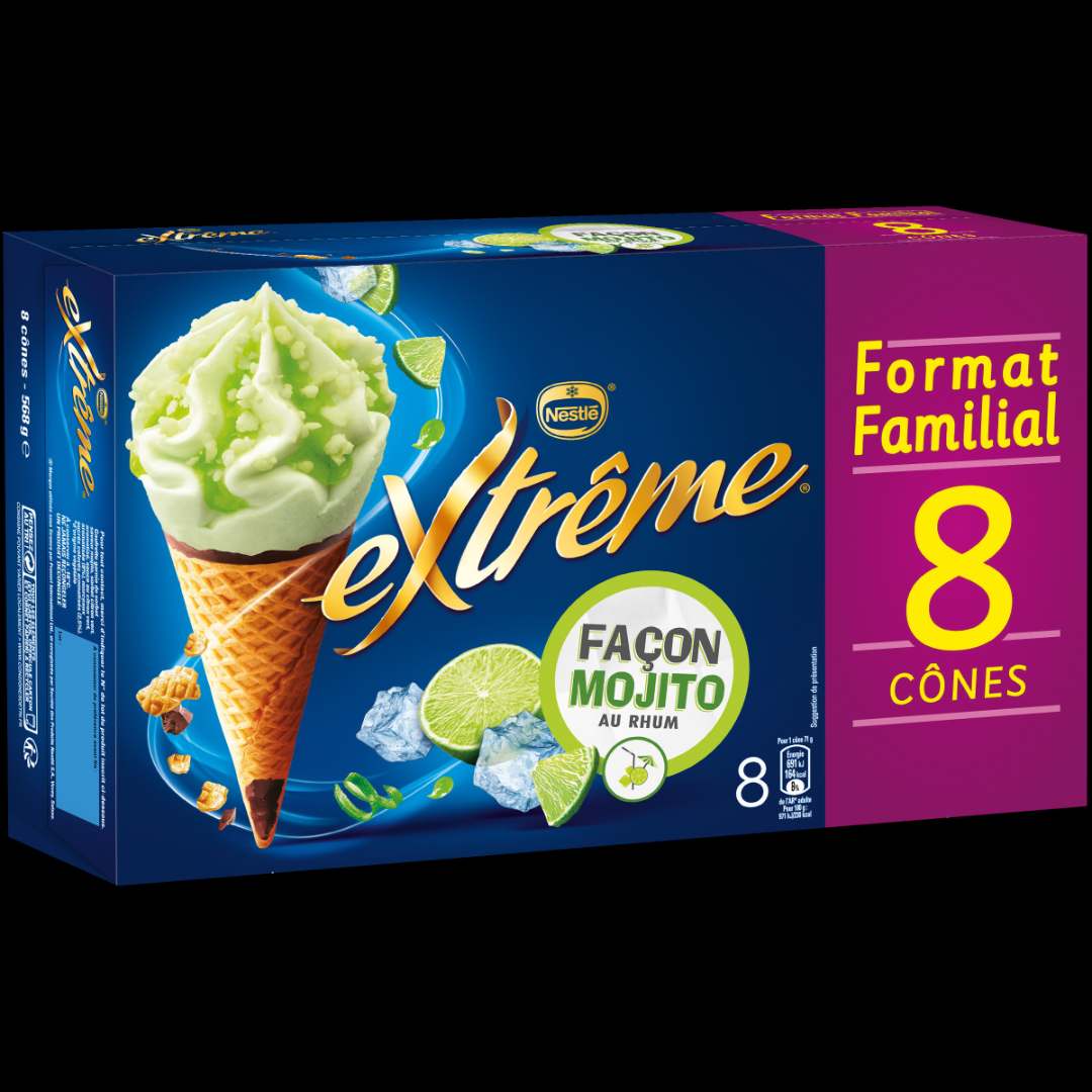 8 cones mojito extrême : photo du produit rappelé le 08/12/2021