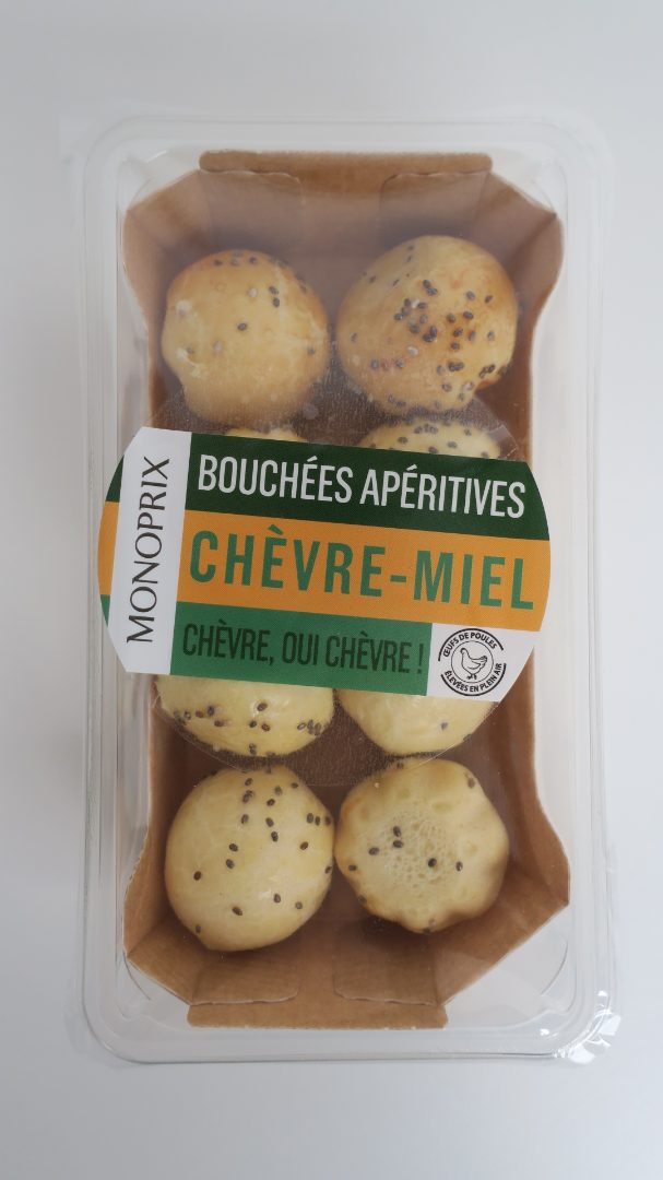 8 mini briochettes chevre miel 96g Monoprix : photo du produit rappelé le 20/03/2023