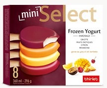 8 mini select frozen yogurt Thiriet : photo du produit rappelé le 21/07/2021