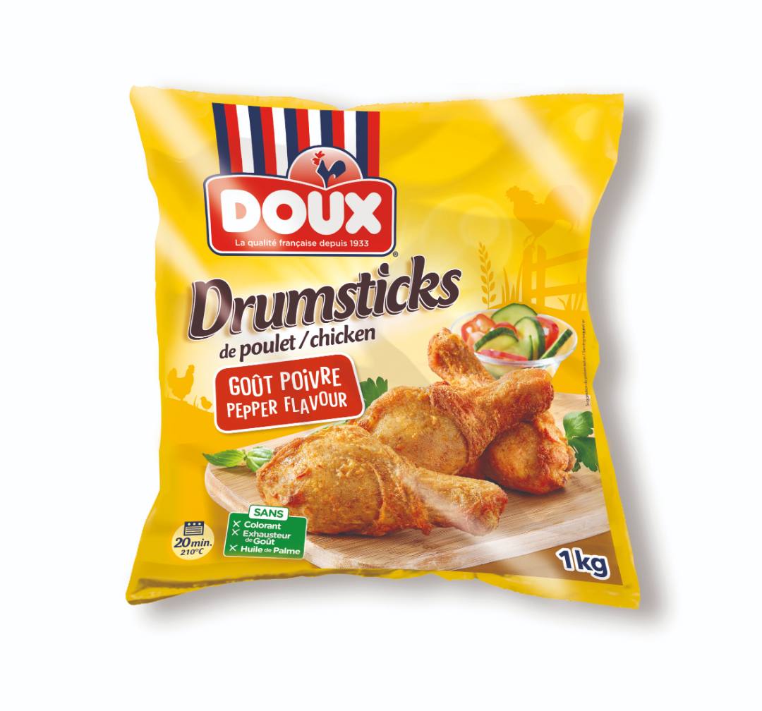 89379 pilons de poulet au poivre Doux : photo du produit rappelé le 20/10/2021