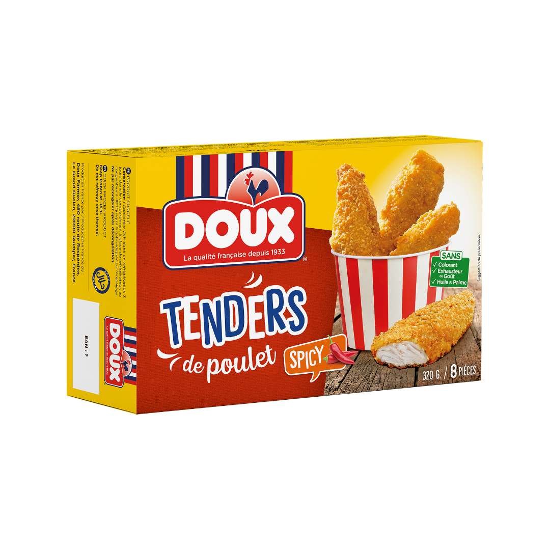 95191 tenders de poulet spicy Doux : photo du produit rappelé le 20/10/2021