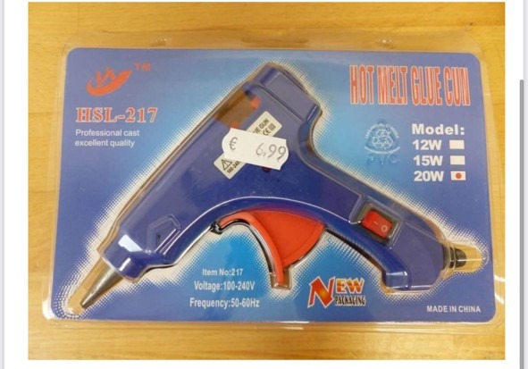 A3 pistolet a colle hot melt glue cun H : photo du produit rappelé le 08/04/2025