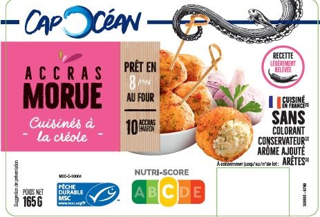 Accras de morue Cap Ocean : photo du produit rappelé le 22/09/2022