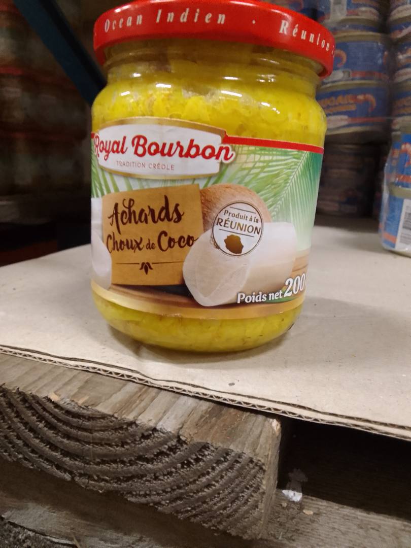 Achards choux de coco 200g rb Royal Bourbon : photo du produit rappelé le 01/10/2024