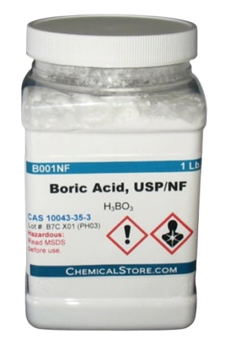 Acide borique Chemical.Store : photo du produit rappelé le 27/04/2023