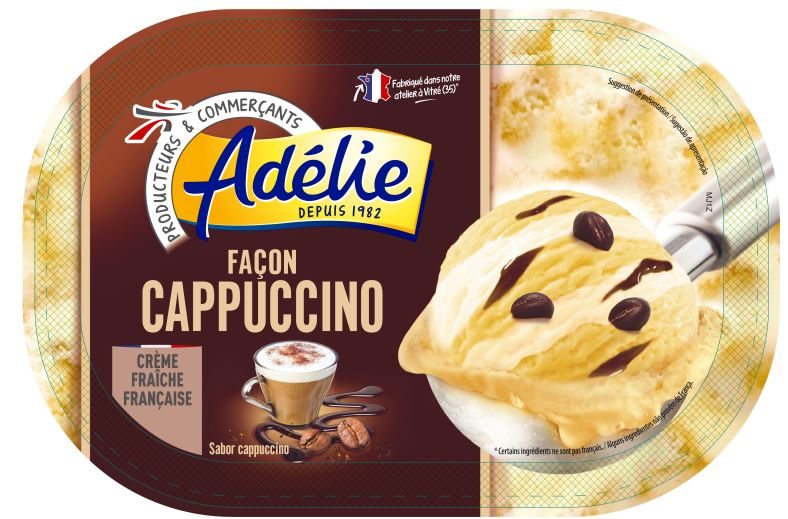 Adelie 0.9l cappuccino : photo du produit rappelé le 25/02/2022