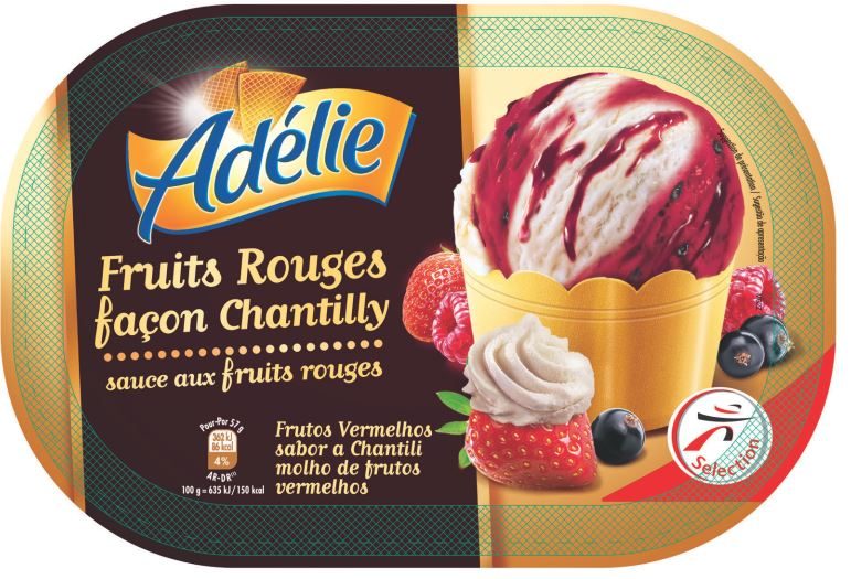 Adelie 0.9l chantilly fruits rouges : photo du produit rappelé le 25/02/2022