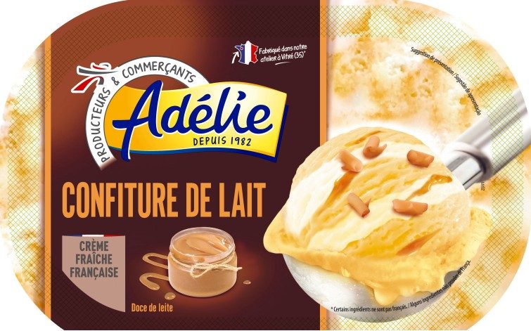 Adelie 0.9l confiture de lait : photo du produit rappelé le 25/02/2022