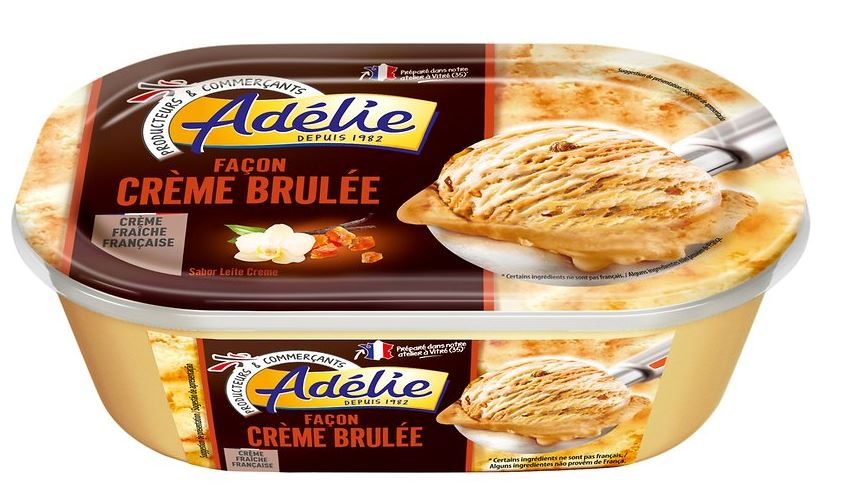 Adelie 0.9l creme brulee : photo du produit rappelé le 30/11/2021