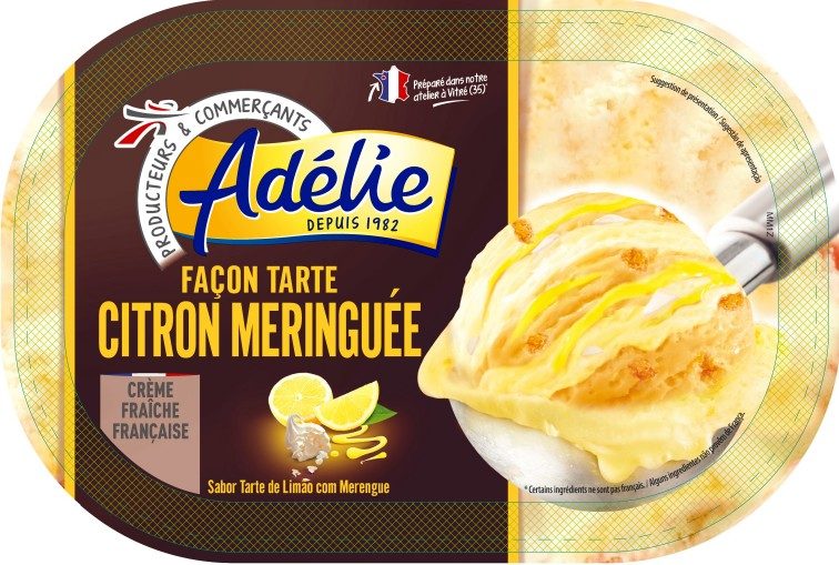 Adelie 0.9l tarte citron meringue : photo du produit rappelé le 25/02/2022