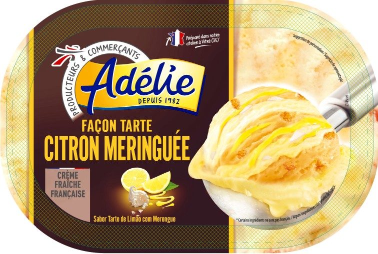 Adelie 0.9l tarte citron meringue : photo du produit rappelé le 11/06/2021