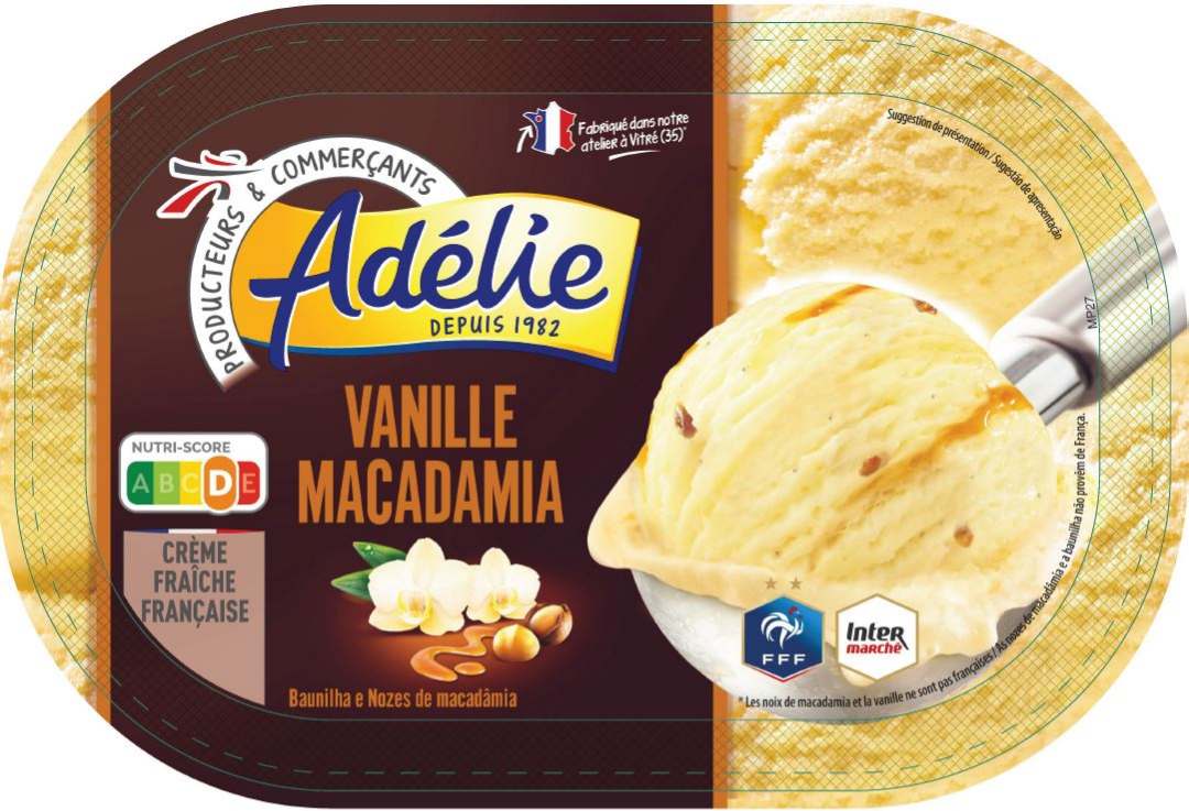 Adelie 0.9l vanille macadamia : photo du produit rappelé le 25/02/2022