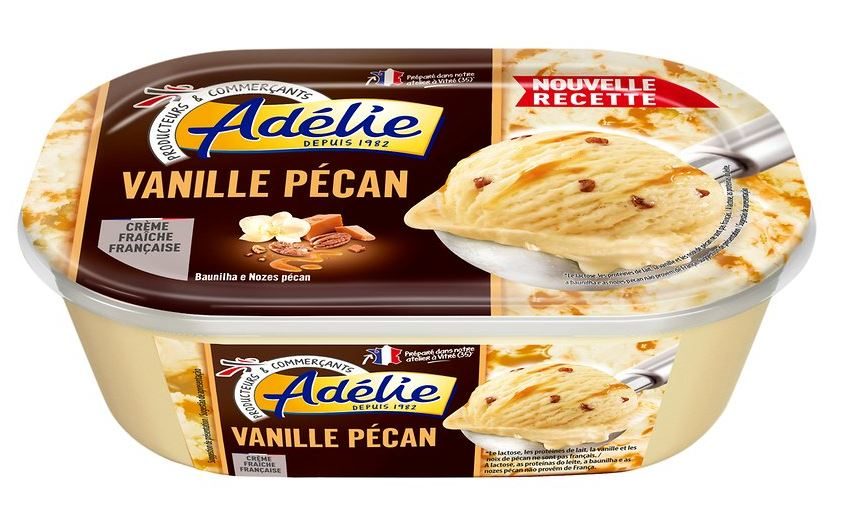 Adelie 0.9l vanille pecan : photo du produit rappelé le 30/11/2021