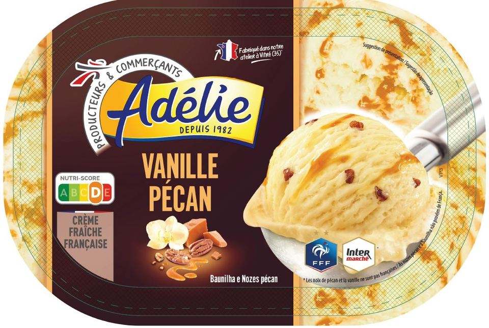 Adelie 0.9l vanille pecan : photo du produit rappelé le 05/01/2022