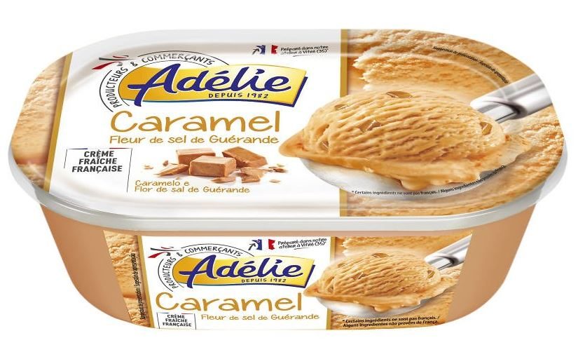 Adelie 1l caramel fleur sel : photo du produit rappelé le 30/11/2021